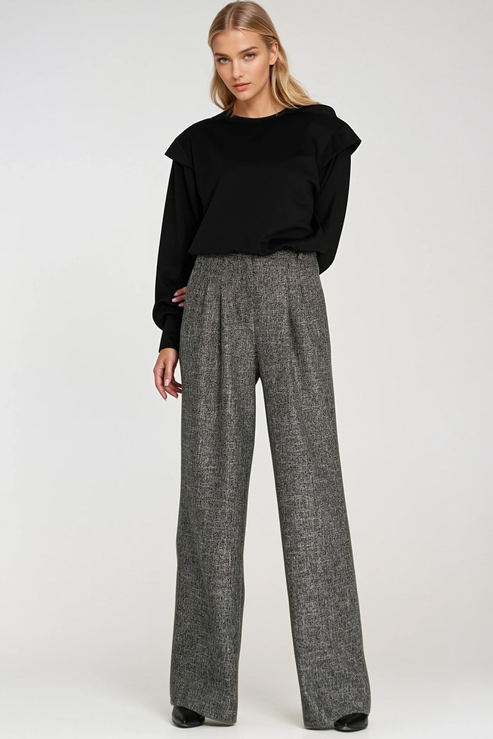 T-shirt femme Nife Sweatshirt Sweatshirt — noir
