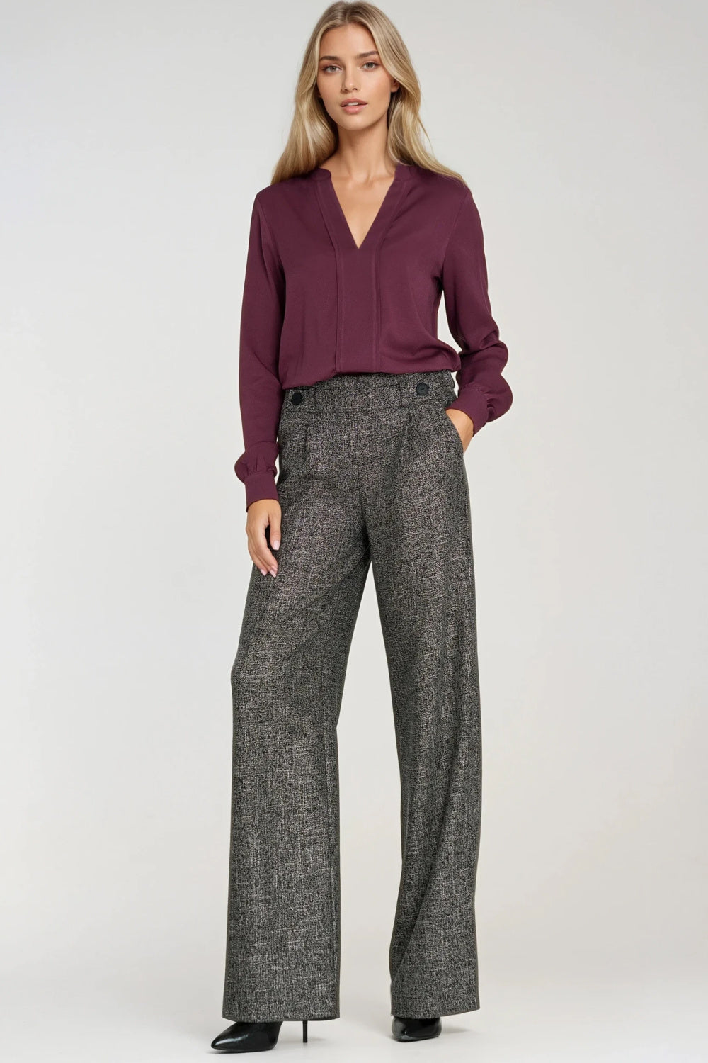 Blouse femme Nife Chemisier Chemisier — violet