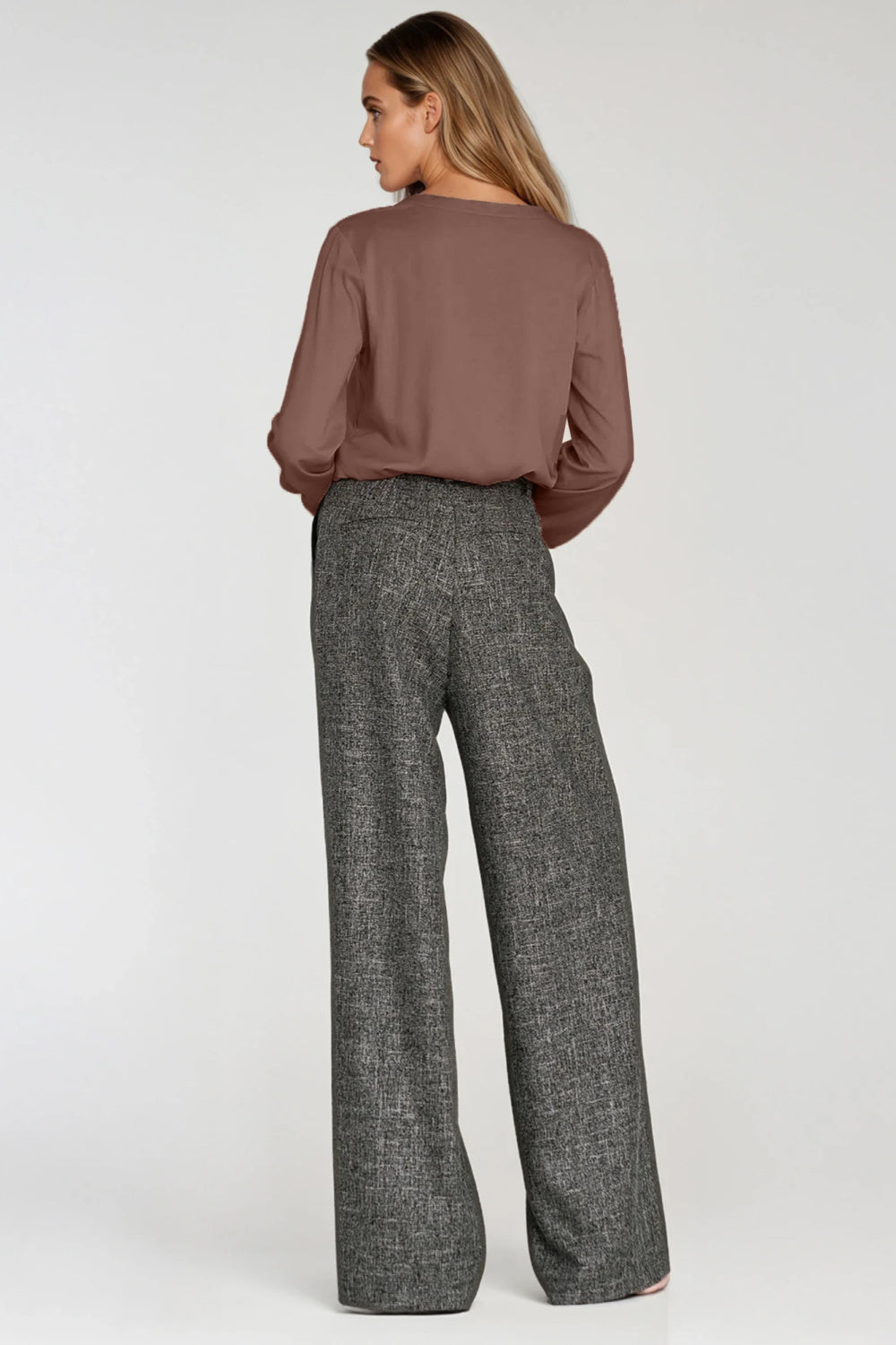 Blouse femme Nife Chemisier Chemisier — brun
