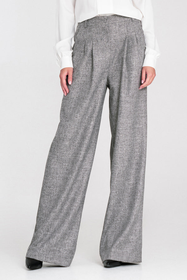 Chaussures à talons femme Nife Pantalon Long Pantalon — gris