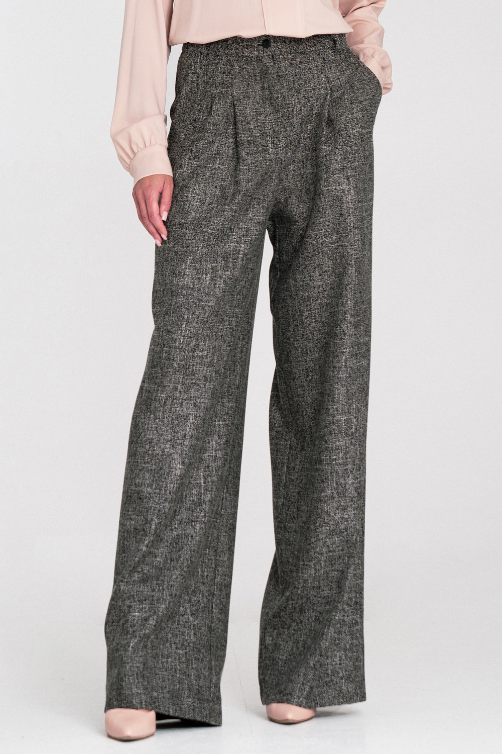 Chaussures à talons femme Nife Pantalon Long Pantalon — noir