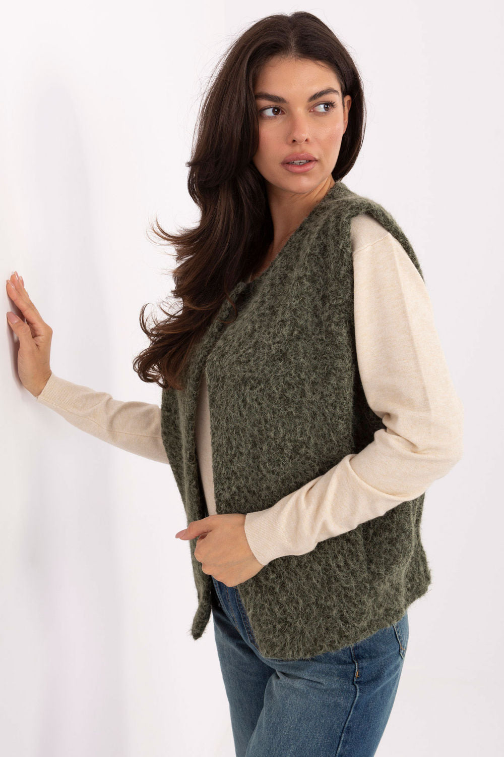 Gilet femme Rue Paris — vert