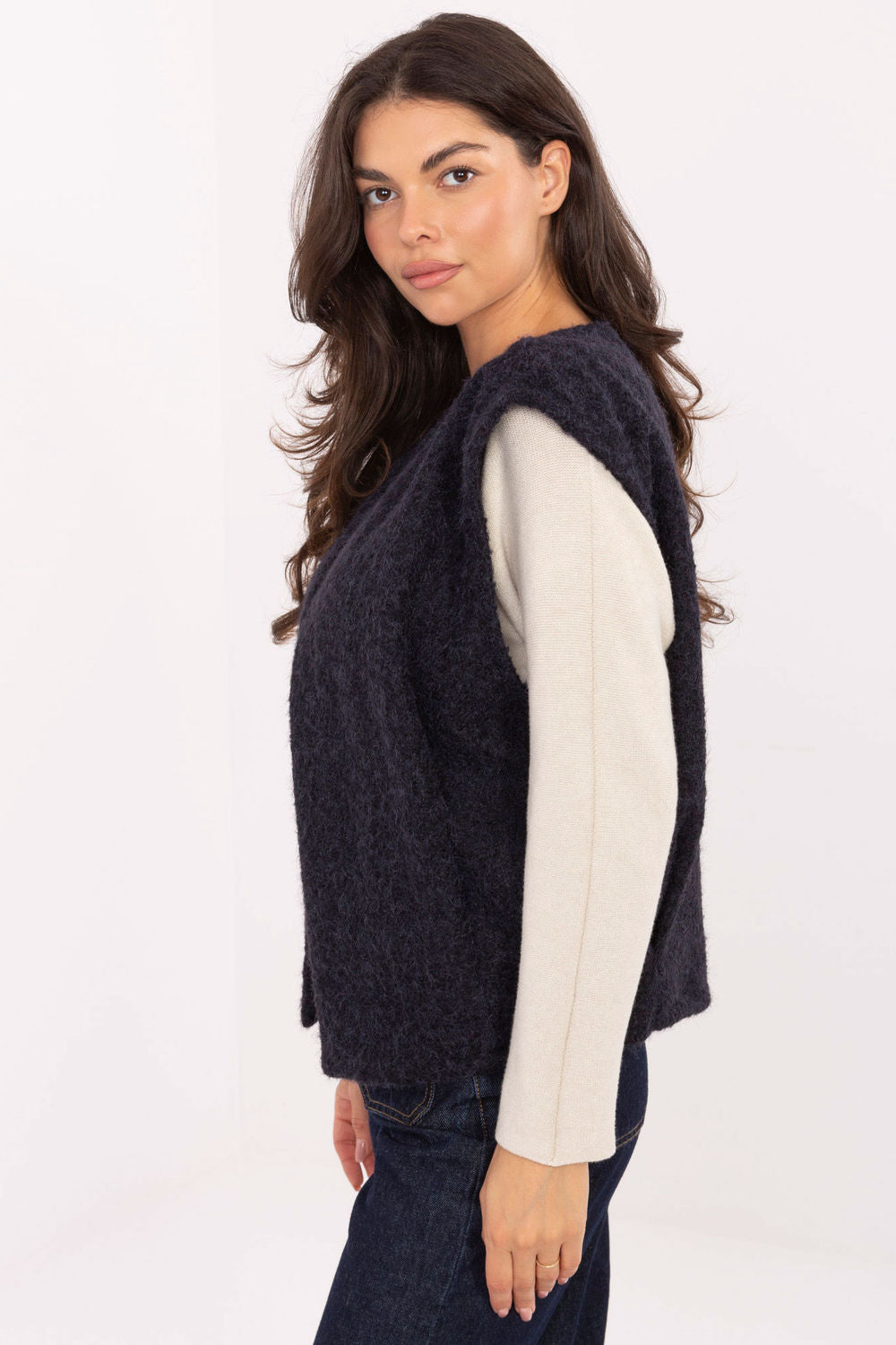 Gilet femme Rue Paris — bleu marine