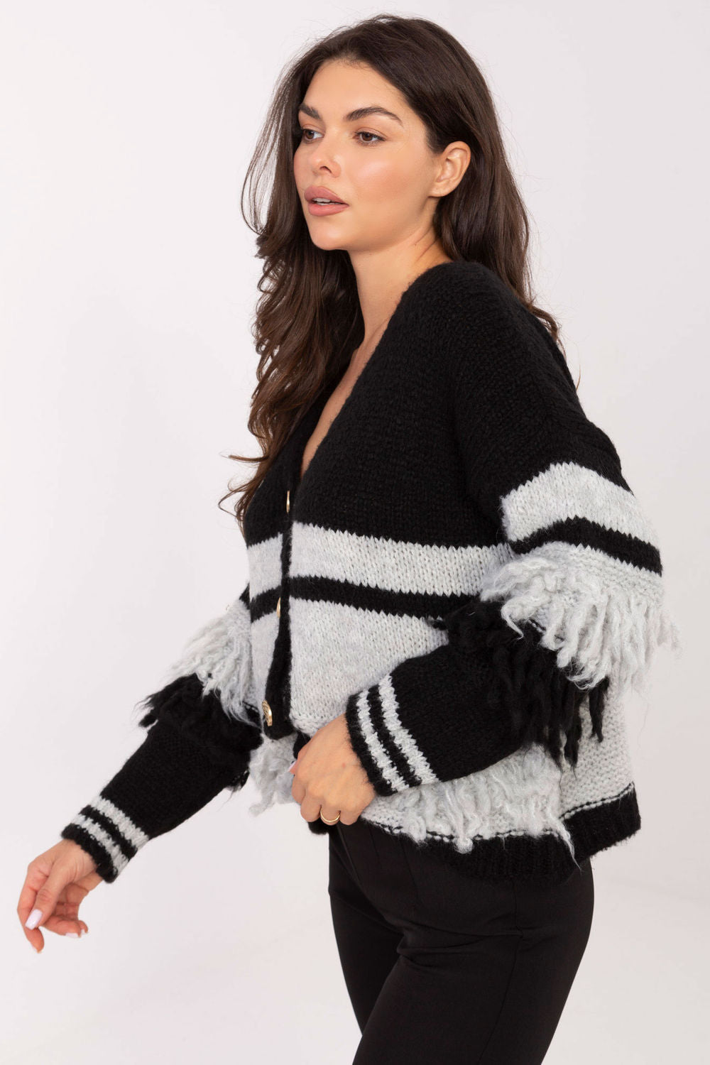 Cardigan femme Italy Moda — noir