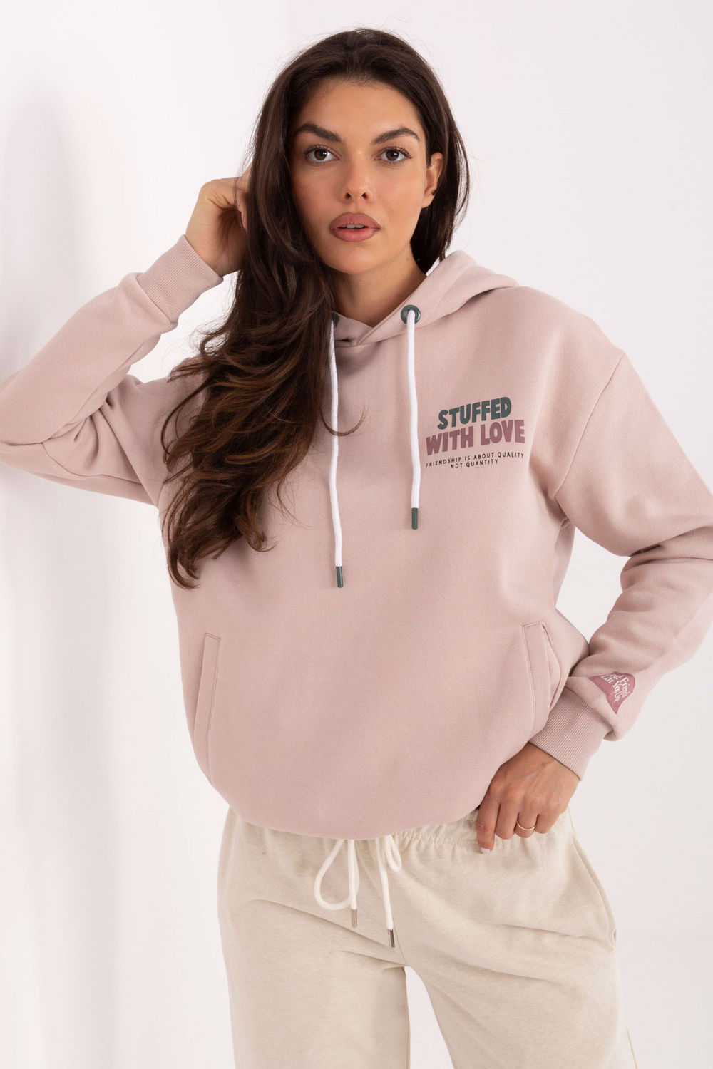 T-shirt femme Sublevel Sweatshirt Sweatshirt — rosé