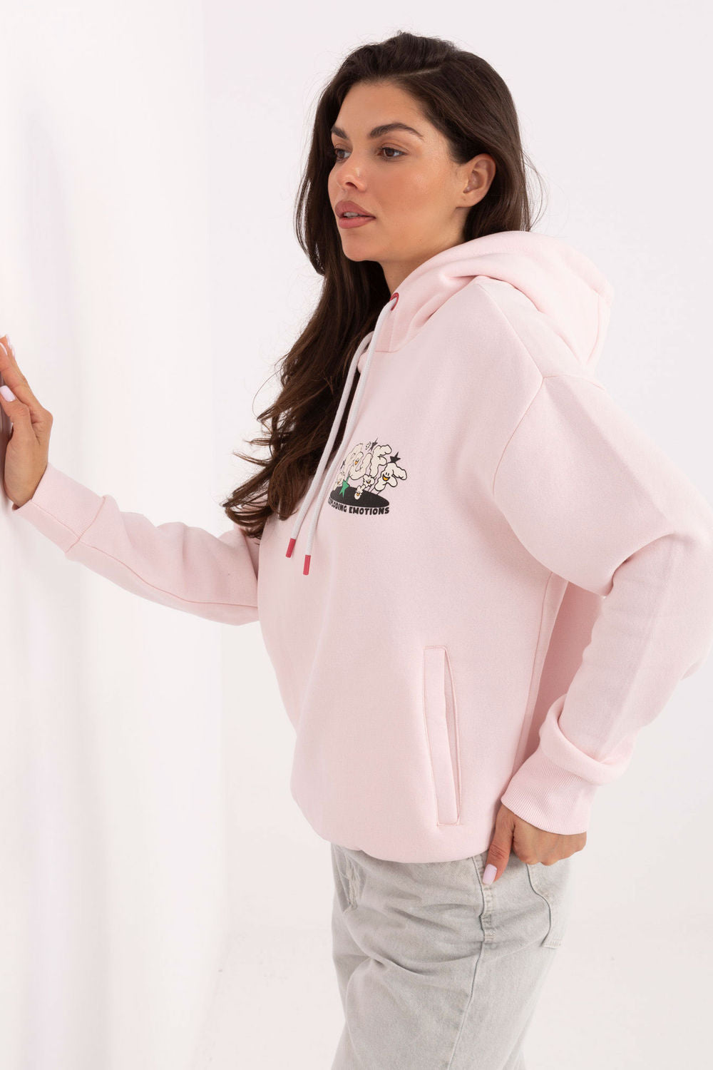 T-shirt femme Sublevel Sweatshirt Sweatshirt — rosé