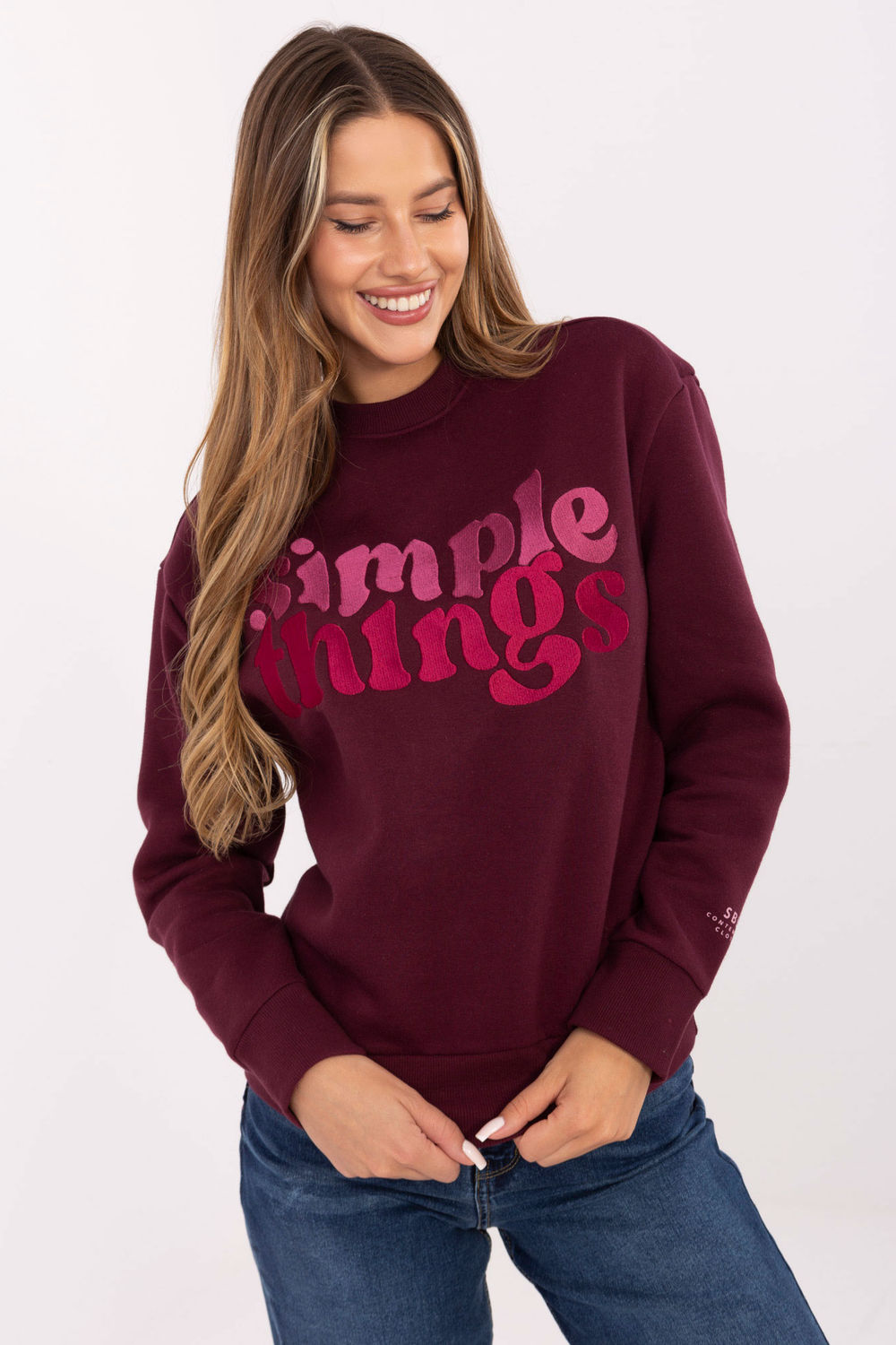 T-shirt femme Sublevel Sweatshirt Sweatshirt — rouge