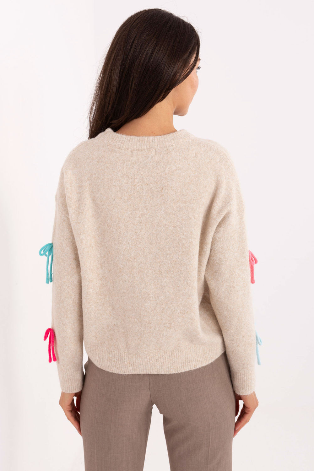 Pull femme Factory Price Chandail Chandail — beige