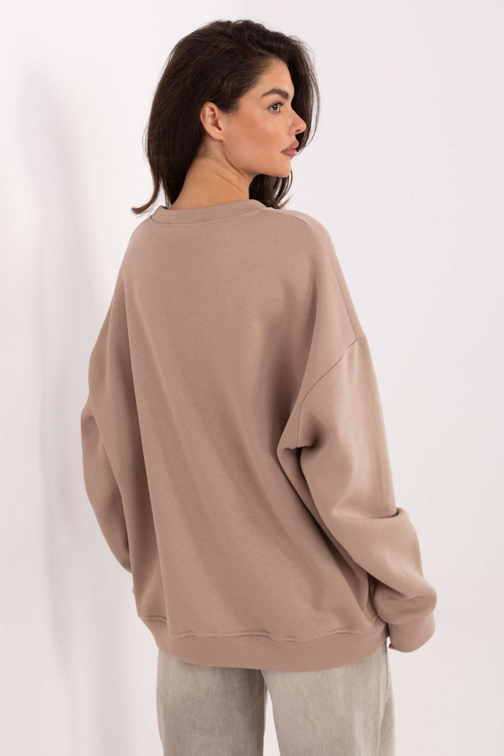 T-shirt femme Factory Price Sweatshirt Sweatshirt — beige