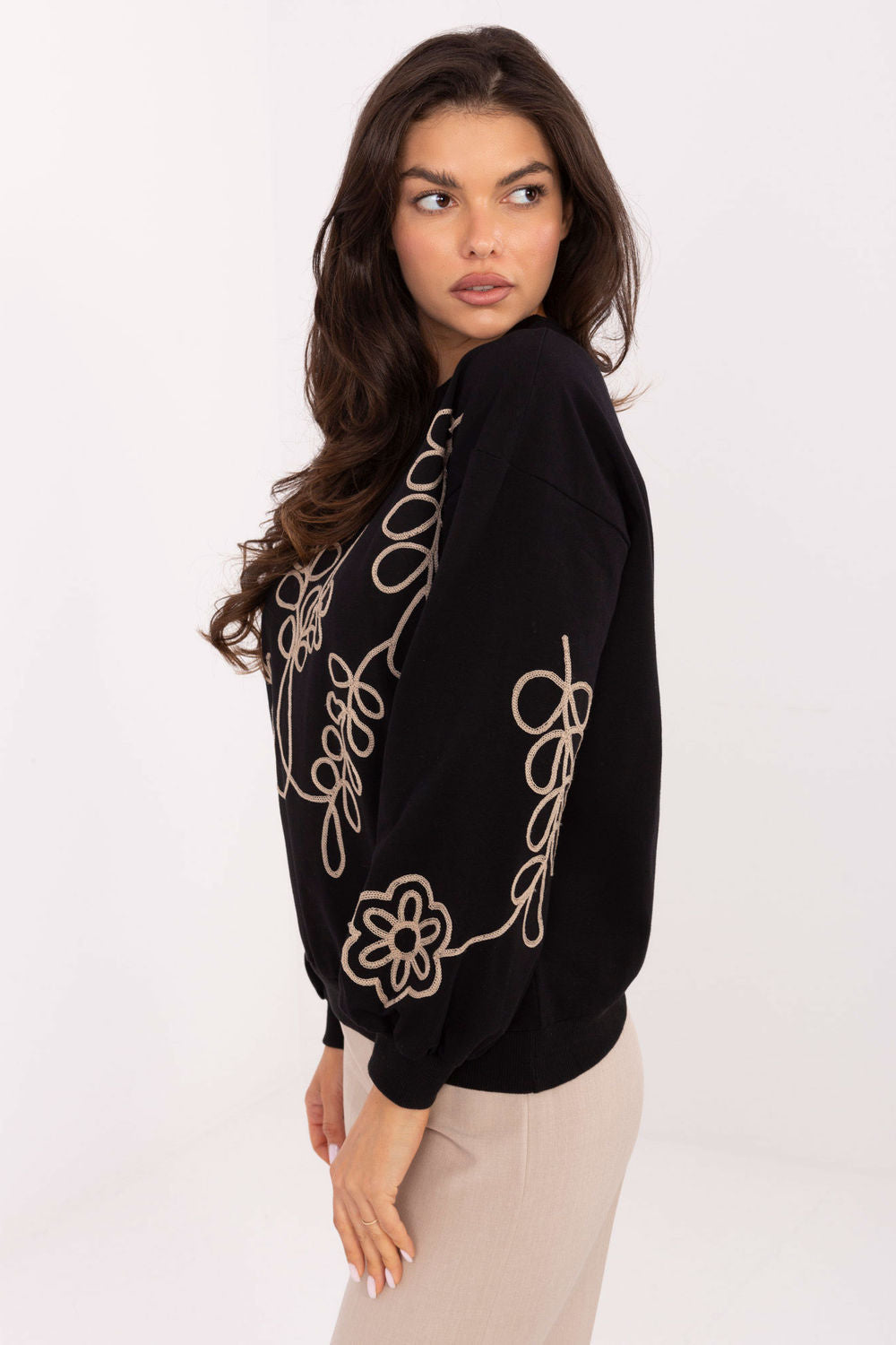 T-shirt femme Relevance Sweatshirt Sweatshirt — noir