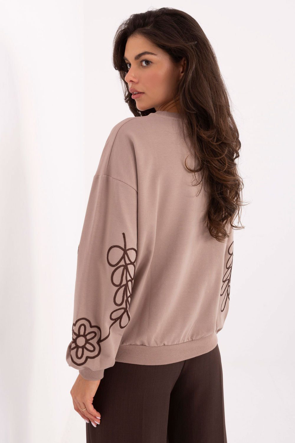 T-shirt femme Relevance Sweatshirt Sweatshirt — beige