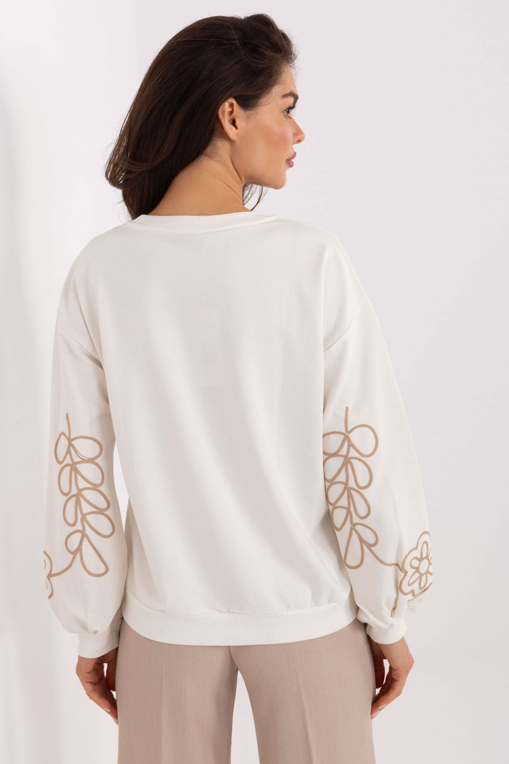 T-shirt femme Relevance Sweatshirt Sweatshirt — beige