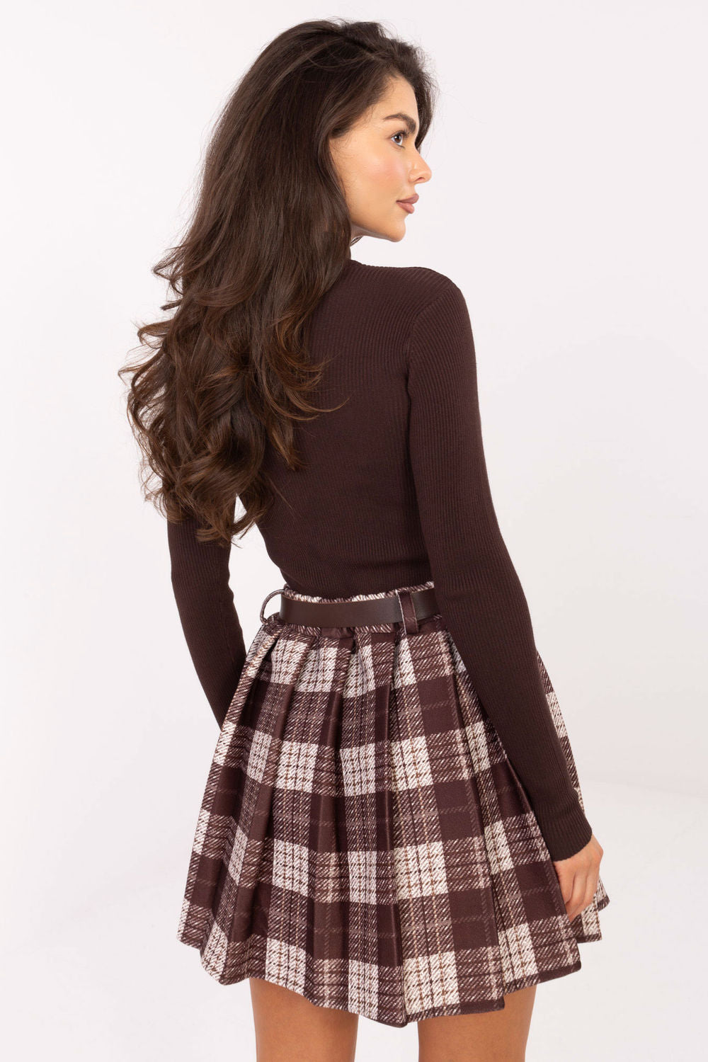 Jupe femme Rue Paris Courte Courte — brun