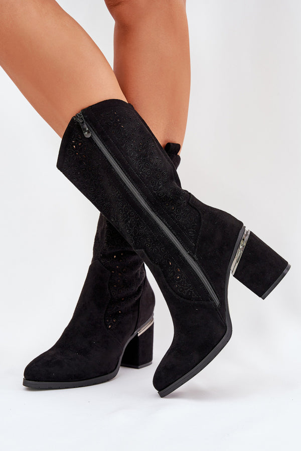 Bottes femme Step in style Ajourées Ajourées — noir