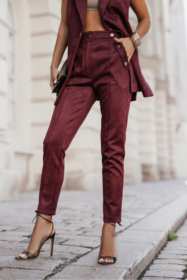 Chaussures à talons femme LaBalancia Pantalon Pantalon — rouge