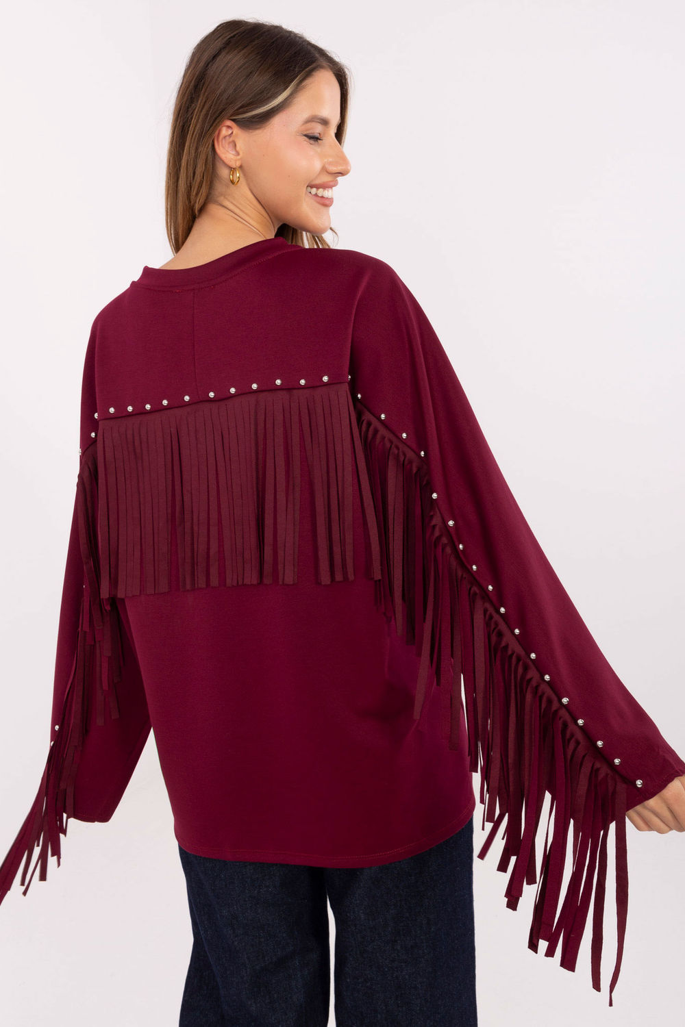 T-shirt femme Factory Price Sweatshirt Sweatshirt — rouge