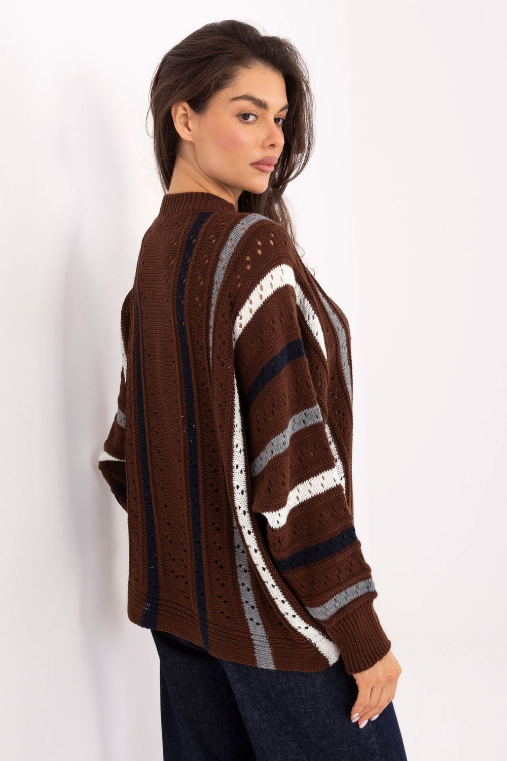 Pull femme Factory Price Chandail Chandail — brun
