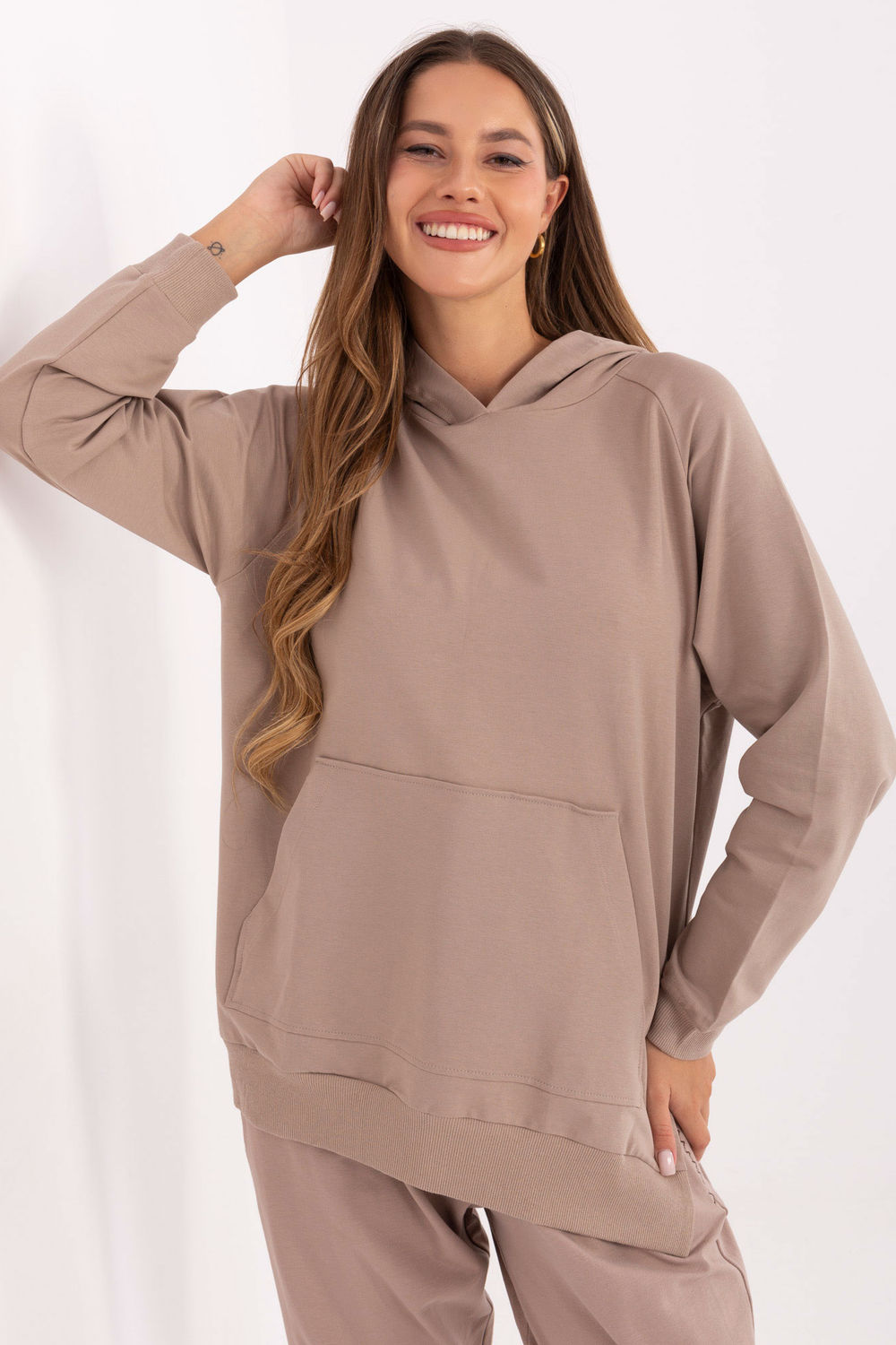 T-shirt femme Relevance Sweatshirt Sweatshirt — beige