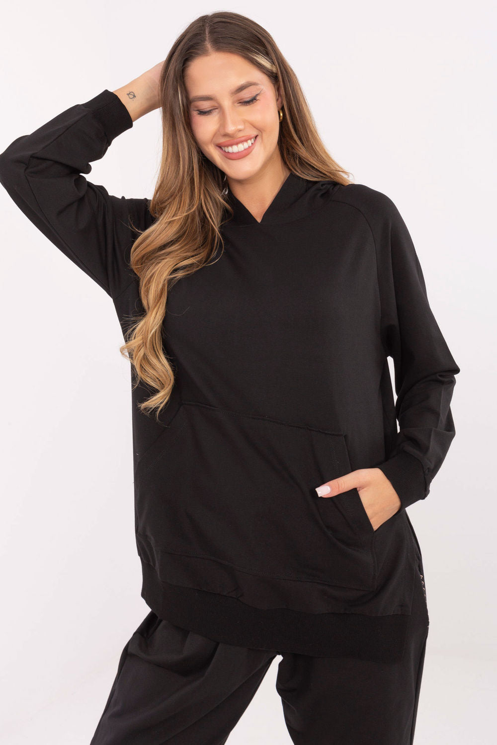 T-shirt femme Relevance Sweatshirt Sweatshirt — noir