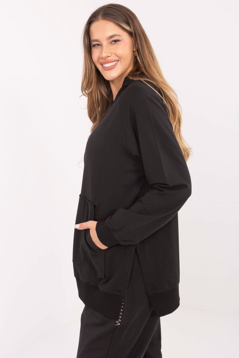 T-shirt femme Relevance Sweatshirt Sweatshirt — noir