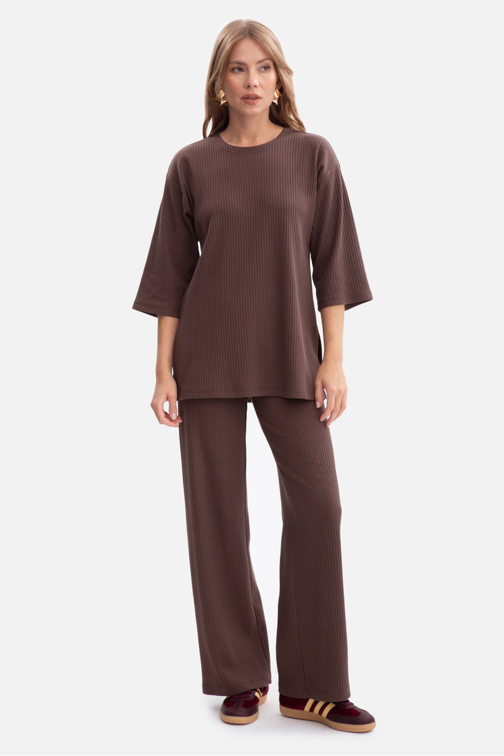 Chaussures à talons femme BeWear Pantalon Pantalon — brun