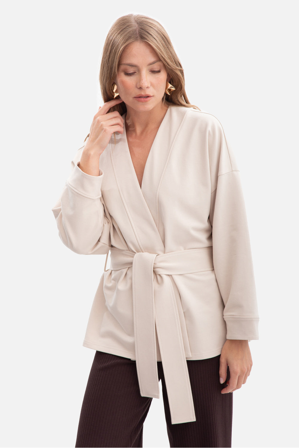 T-shirt femme BeWear Sweatshirt Sweatshirt — beige
