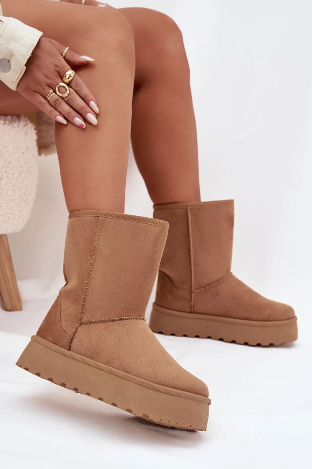 Bottes femme Step in style De Neige De — brun