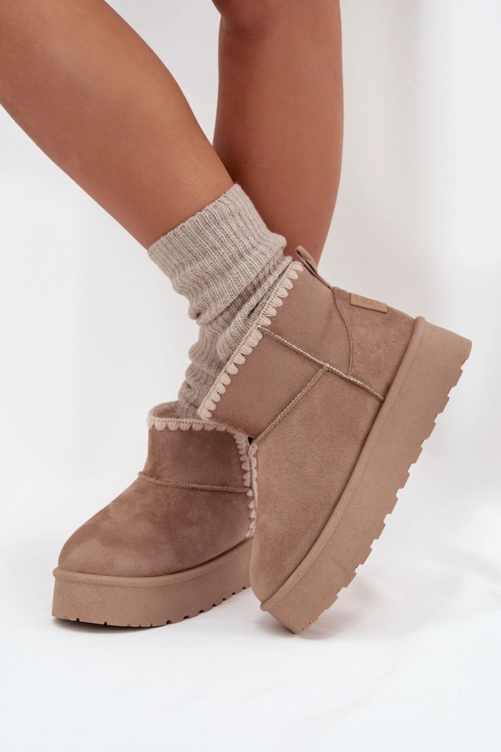 Bottes femme Step in style De Neige De — beige