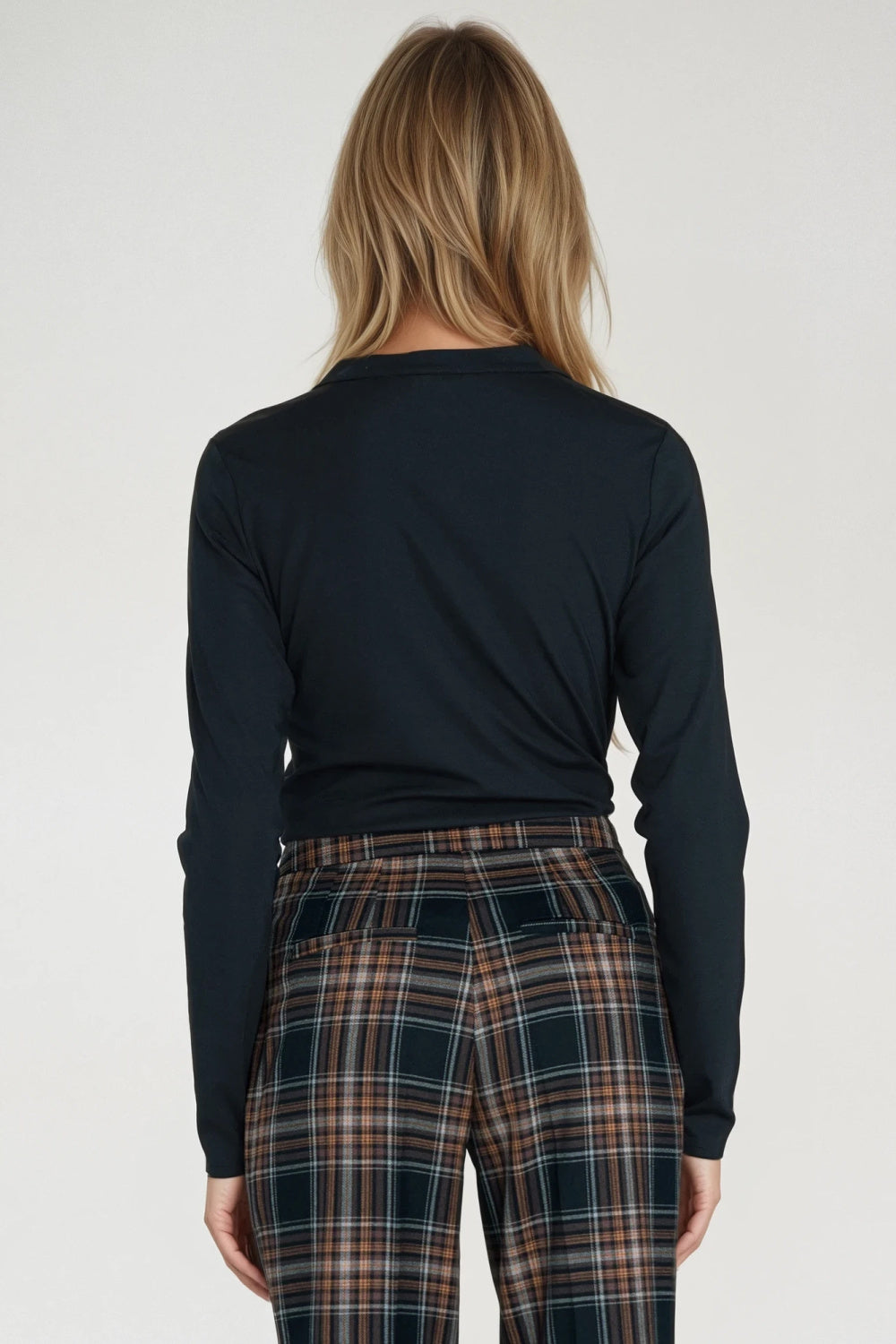 Blouse femme Nife Chemisier Chemisier — bleu marine