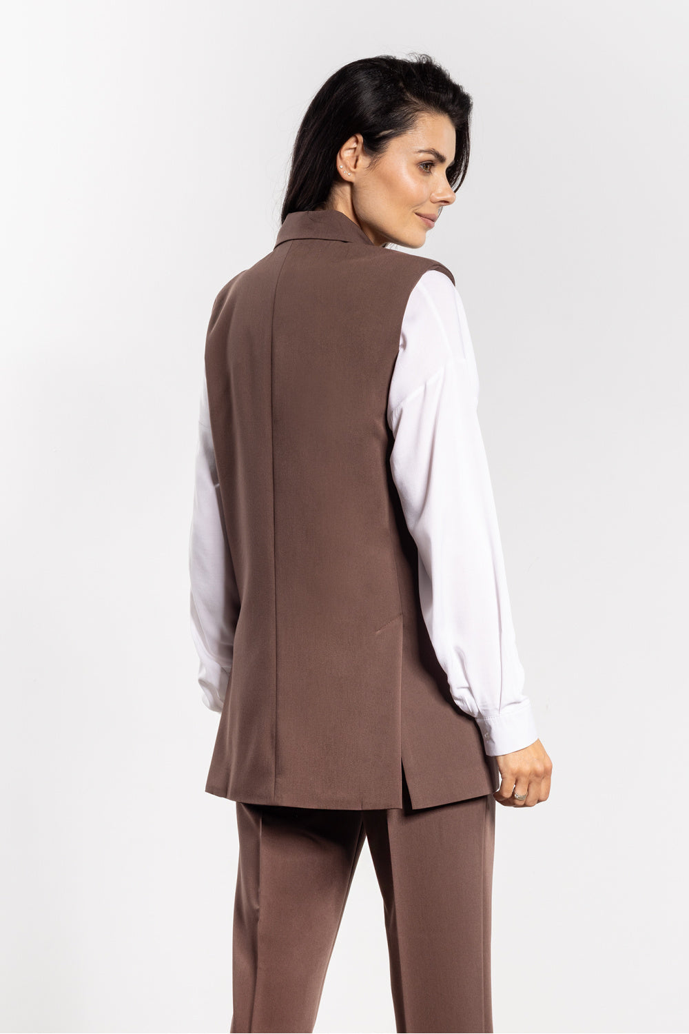 Gilet femme awama — brun