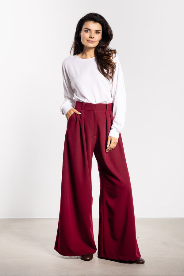 Chaussures à talons femme awama Pantalon Pantalon — rouge