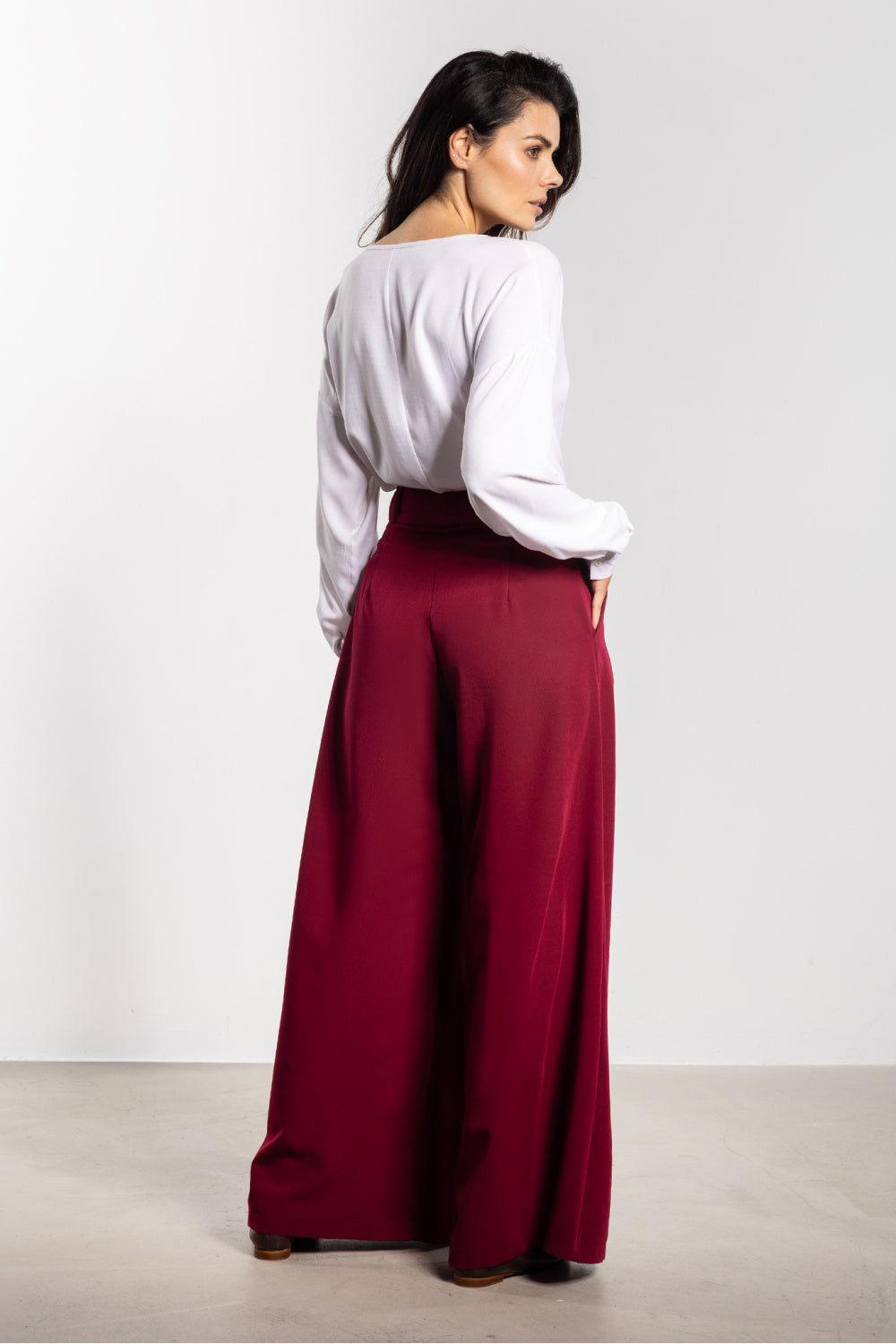 Chaussures à talons femme awama Pantalon Pantalon — rouge