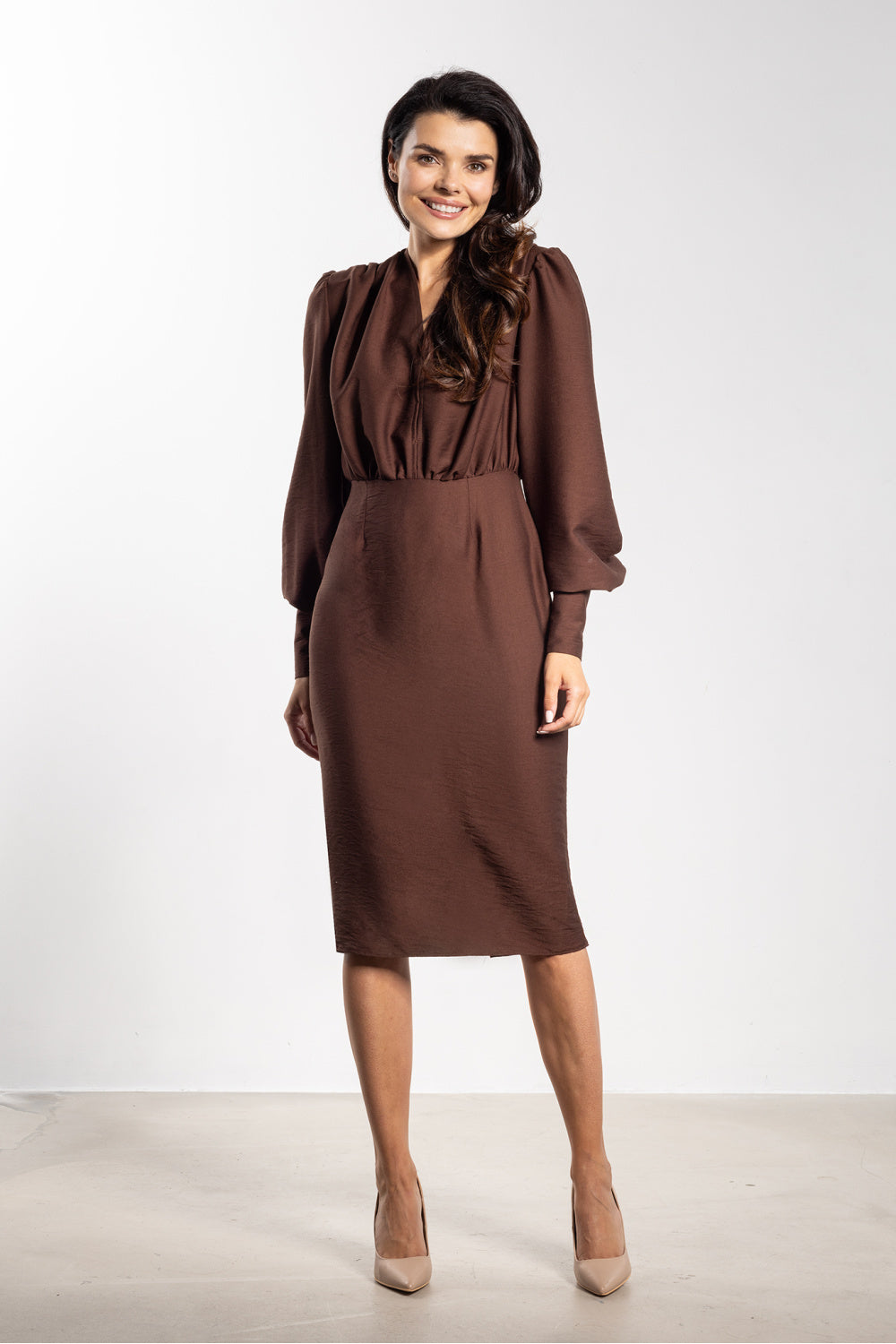 Robe femme awama De Cocktail De — brun