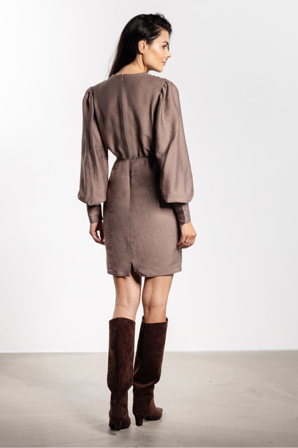 Robe femme awama De Cocktail De — brun