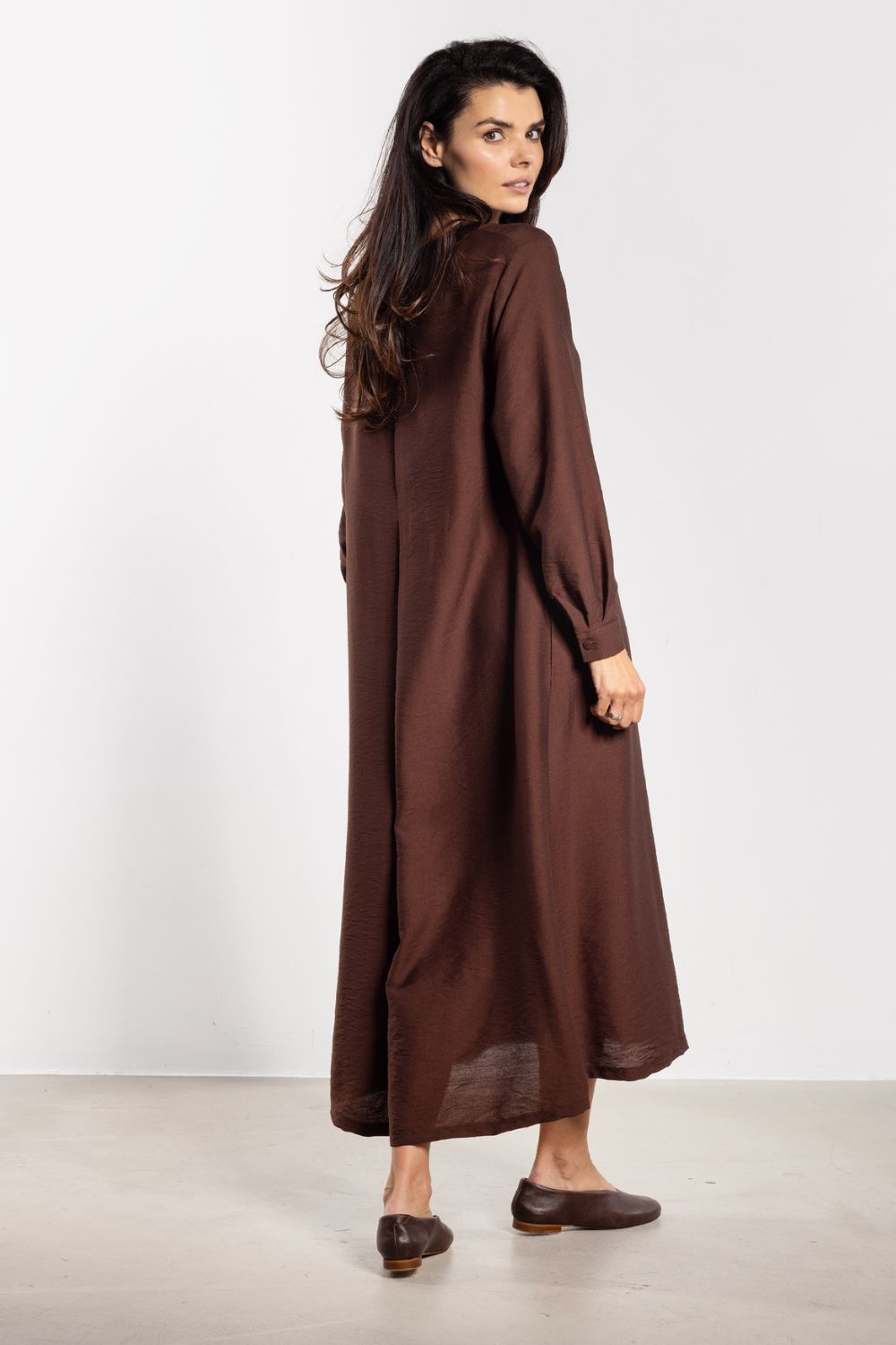 Robe femme awama De Jour De — brun