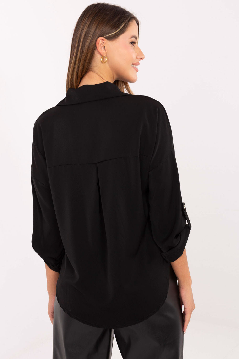 Blouse femme Rue Paris — noir
