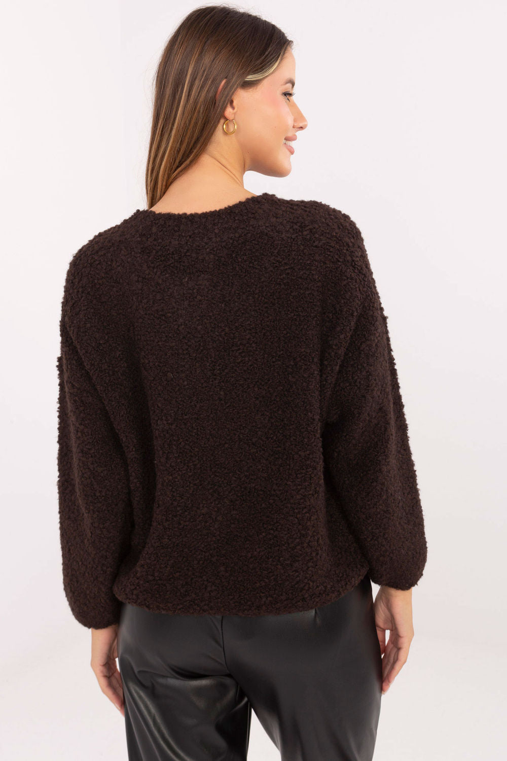Cardigan femme Rue Paris — brun