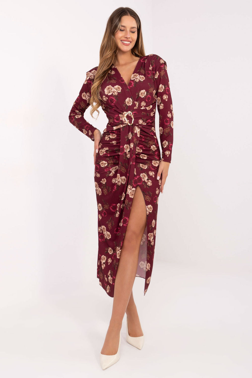 Robe femme Italy Moda De Cocktail De — rouge
