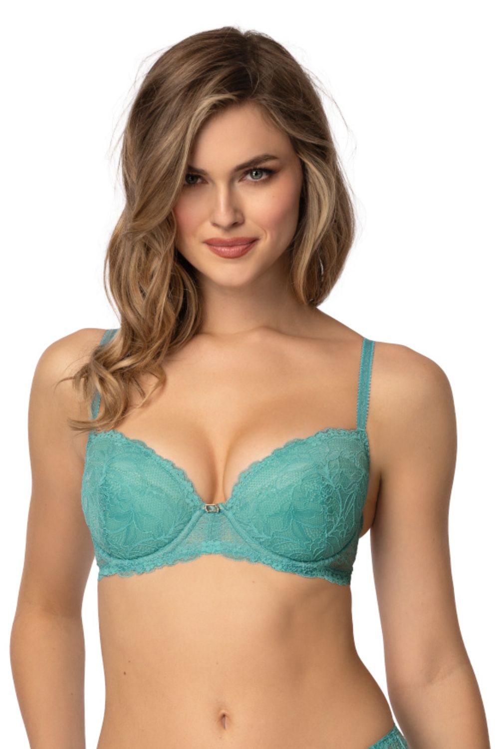 Soutien-gorge push-up femme Mat — bleu