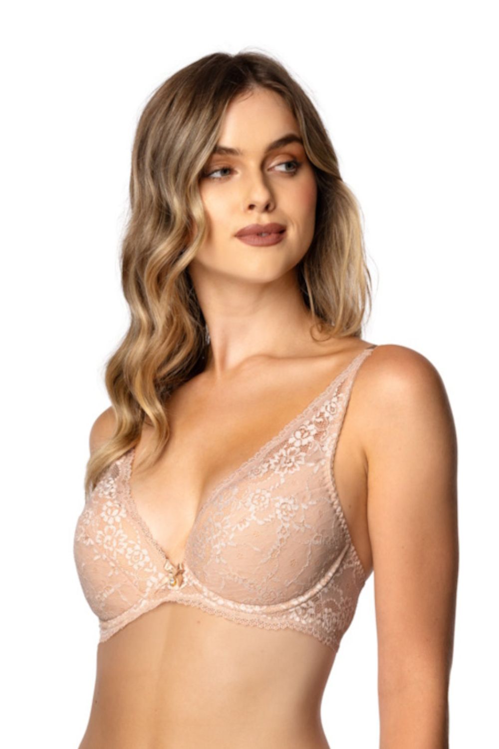 Soutien-gorge push-up femme Mat — beige