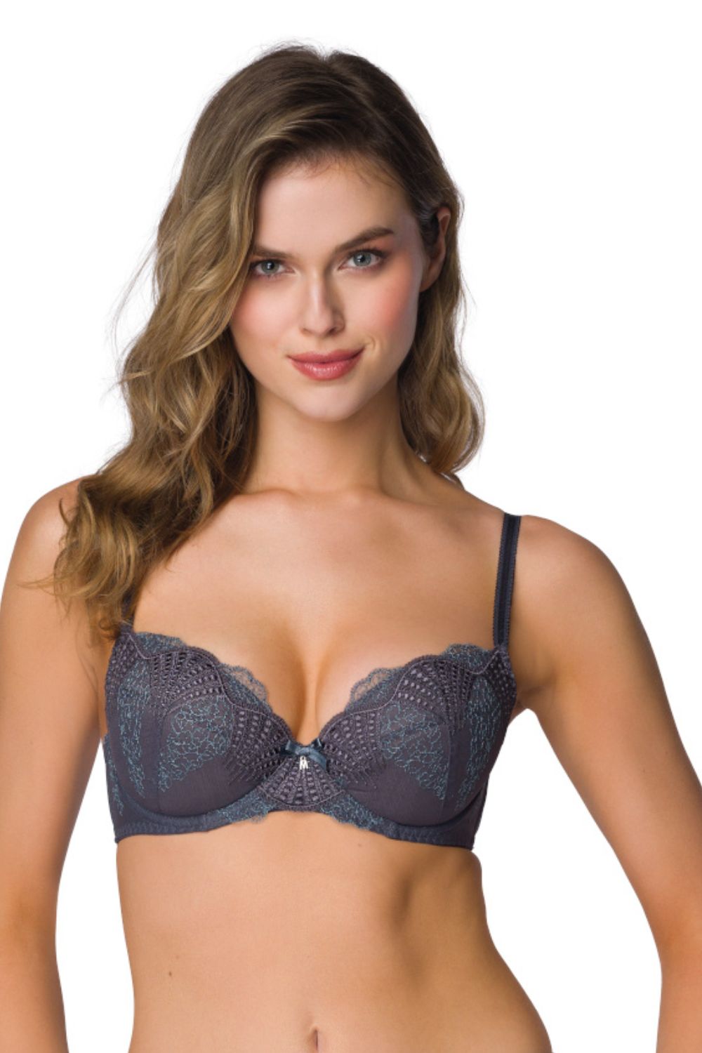 Soutien-gorge push-up femme Mat — gris