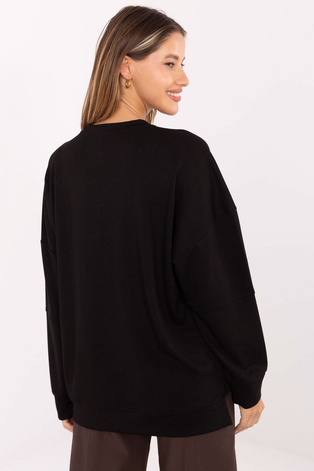 T-shirt femme Relevance Sweatshirt Sweatshirt — noir