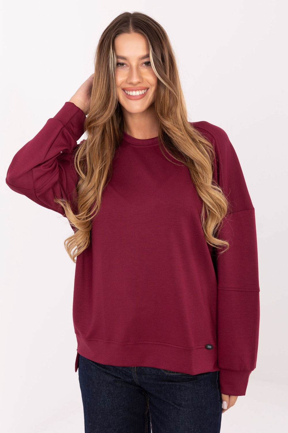 T-shirt femme Relevance Sweatshirt Sweatshirt — rouge