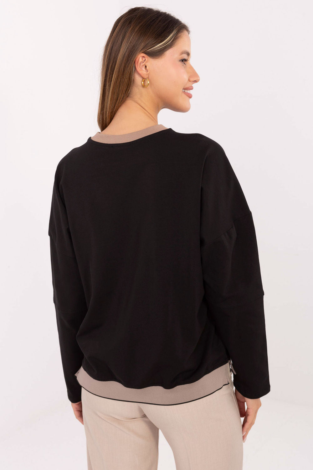 T-shirt femme Relevance Sweatshirt Sweatshirt — noir