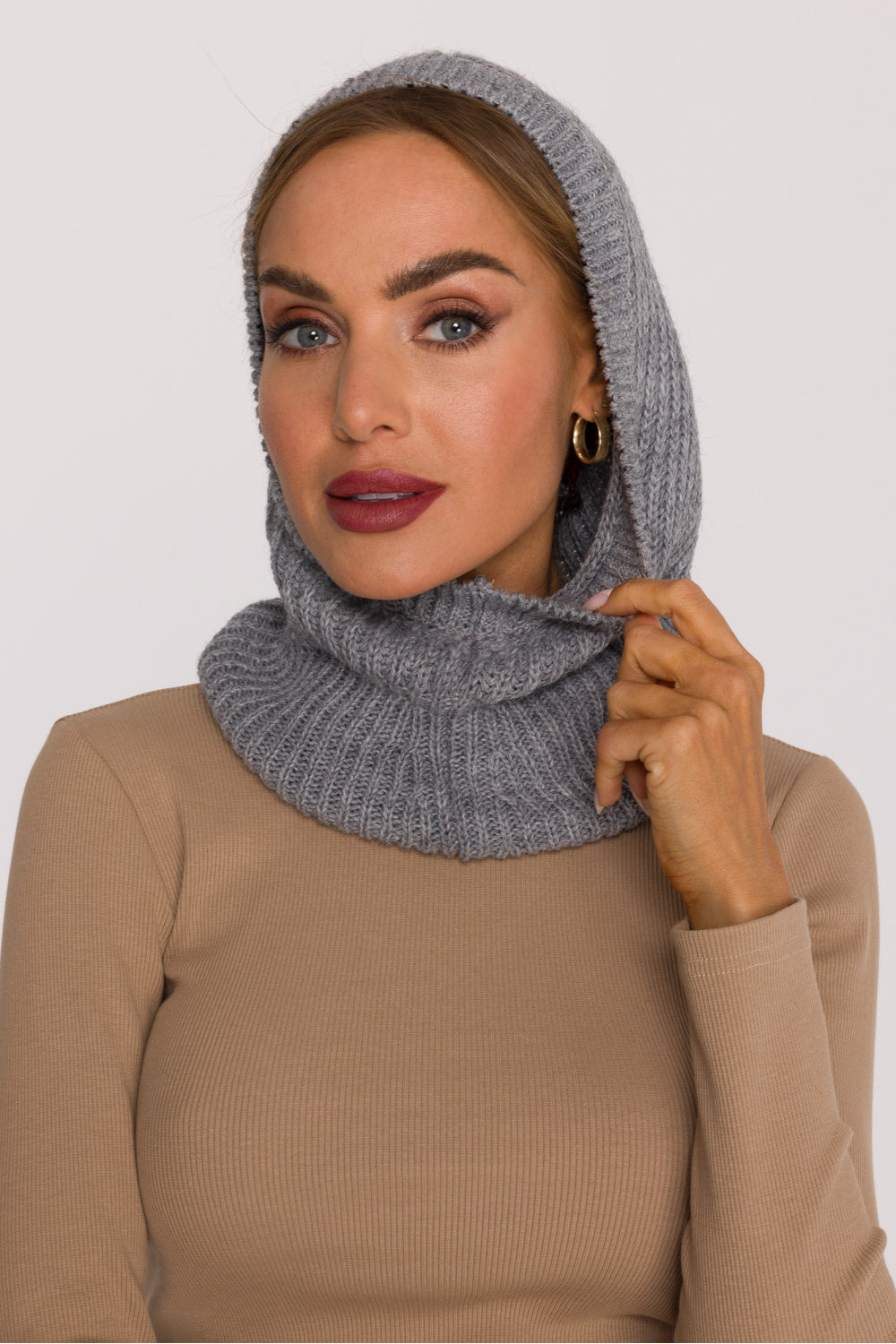 Balaklava femme Moe — gris