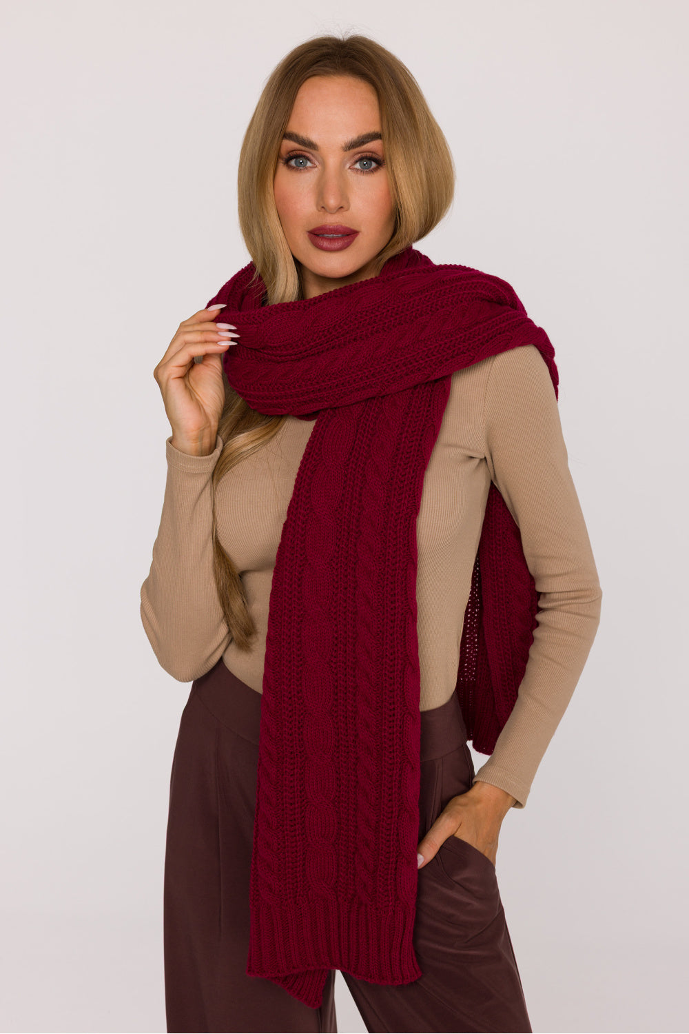 Châle femme Moe — rouge