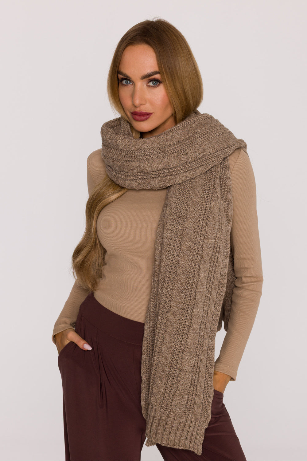 Châle femme Moe — beige