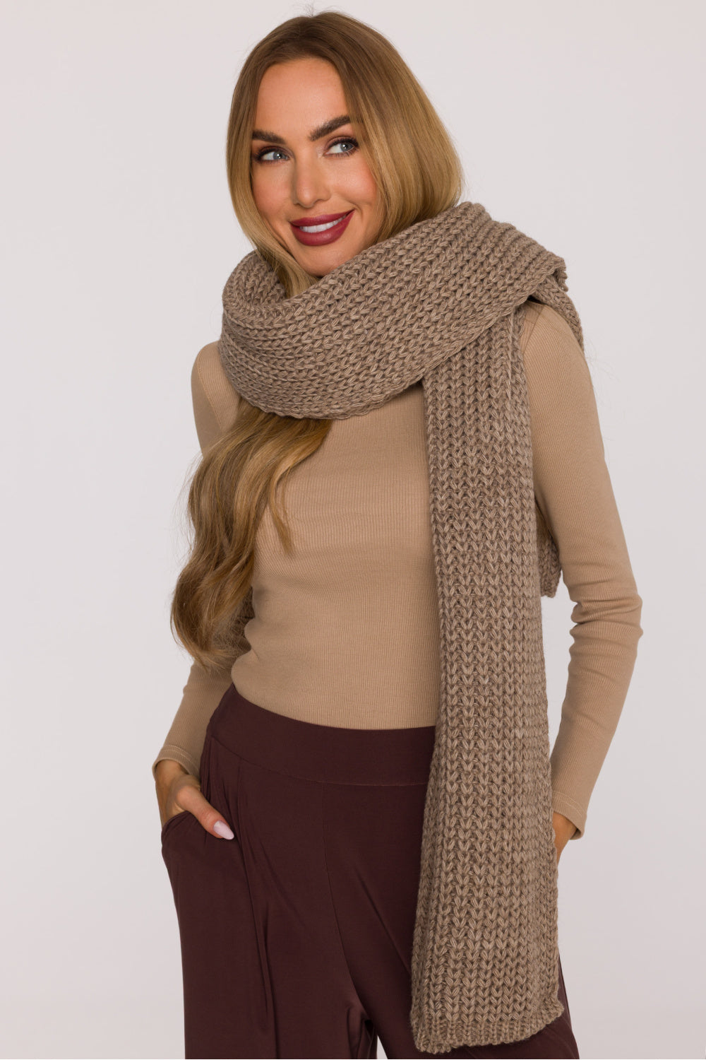 Châle femme Moe — beige