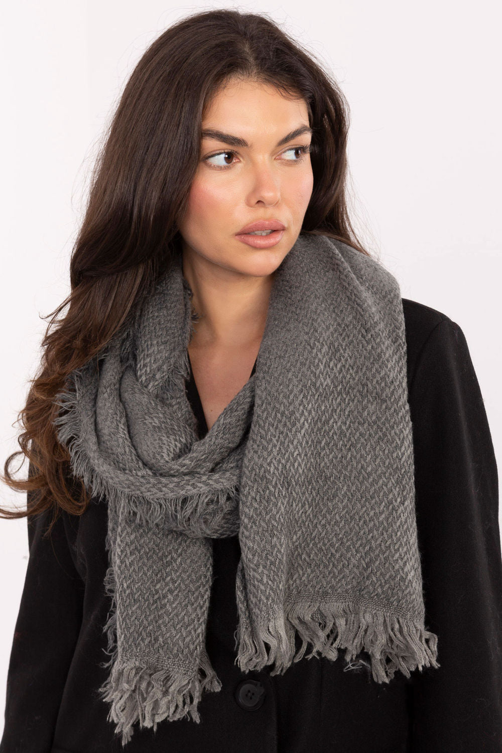 Châle femme AT — gris