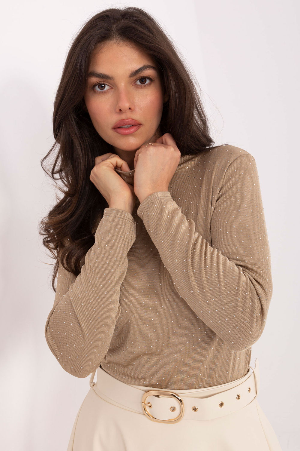 Blouse femme Rue Paris Chemisier Chemisier — beige